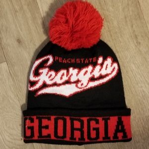 Georgia pom pom beanie